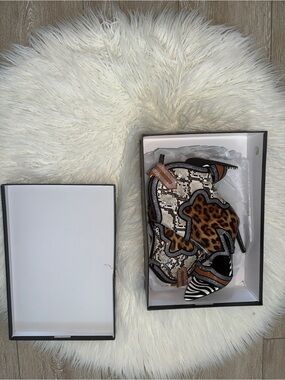 Cowgirl booties leopard/snake
